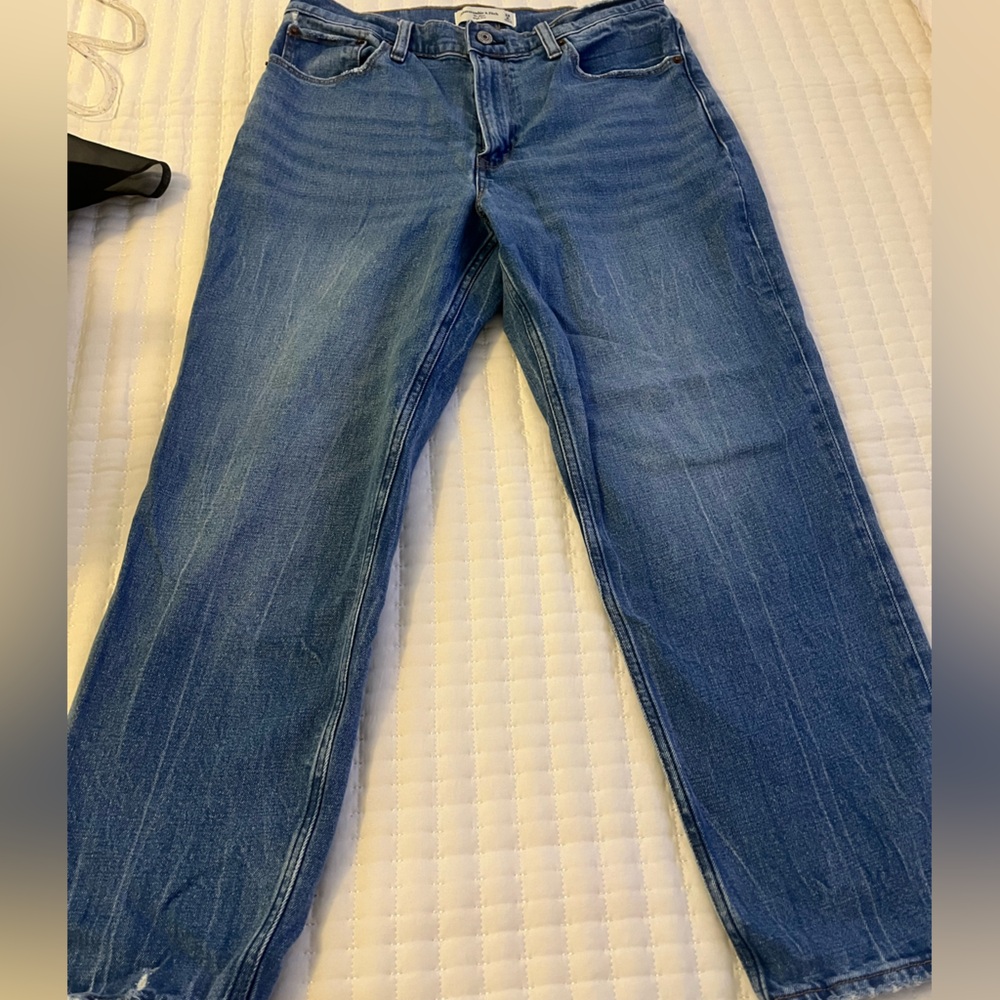 Abercrombie & Fitch Light Blue High Rise Jeans